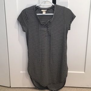 Black and white striped dress/shirt